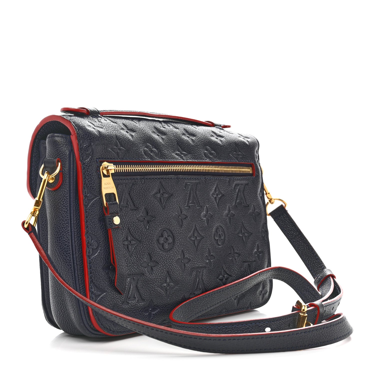 Louis Vuitton Empreinte Pochette Metis Marine Rouge 3 of 17