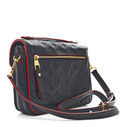 Louis Vuitton Empreinte Pochette Metis Marine Rouge 3 of 17