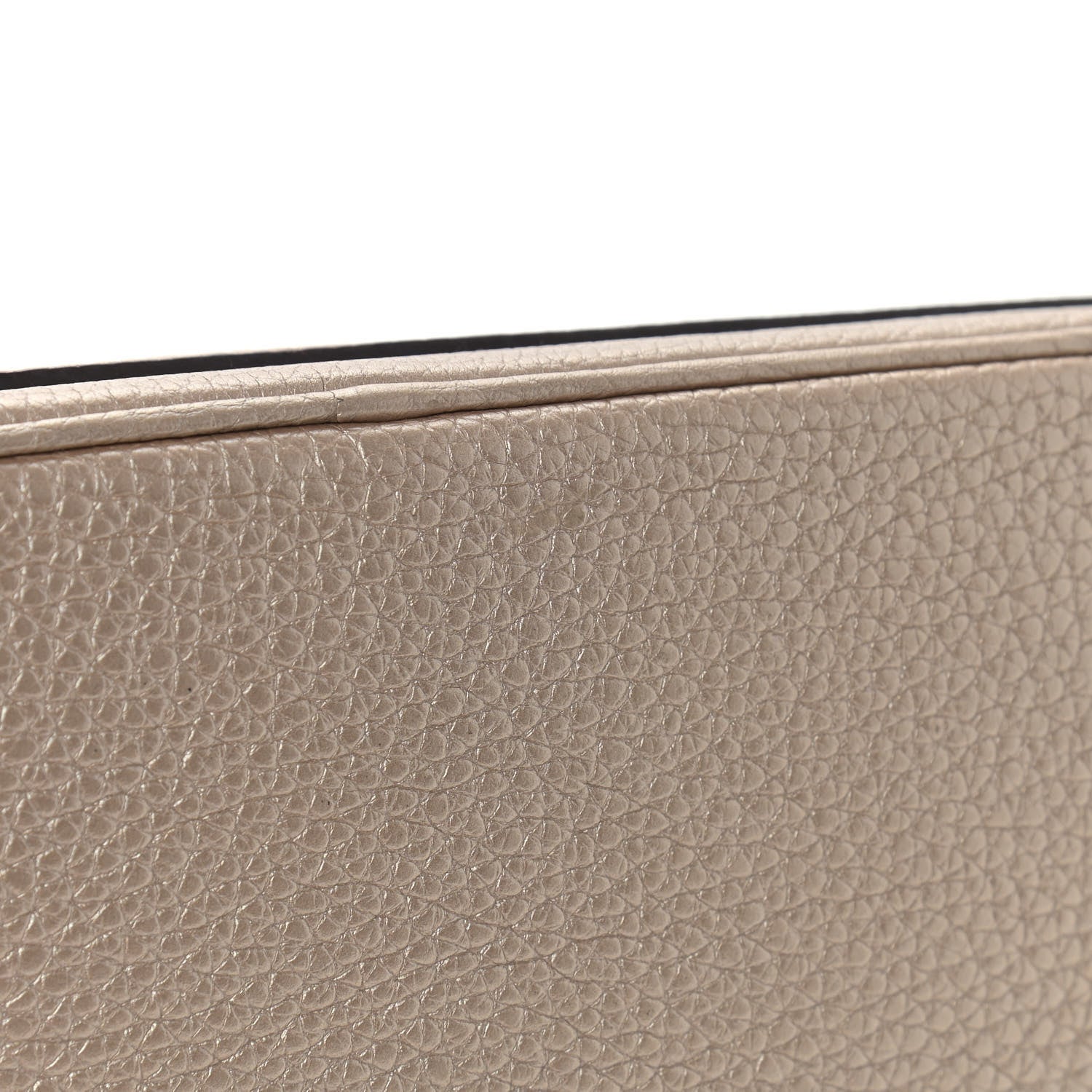 Christian Dior Metallic Bullcalf Small Be Dior Flap Pale Gold 13 of 13