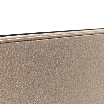 Christian Dior Metallic Bullcalf Small Be Dior Flap Pale Gold 13 of 13