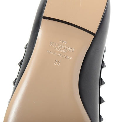 Valentino Garavani Nappa Rockstud Cage Ballerina Flats 39 Black 9 of 9