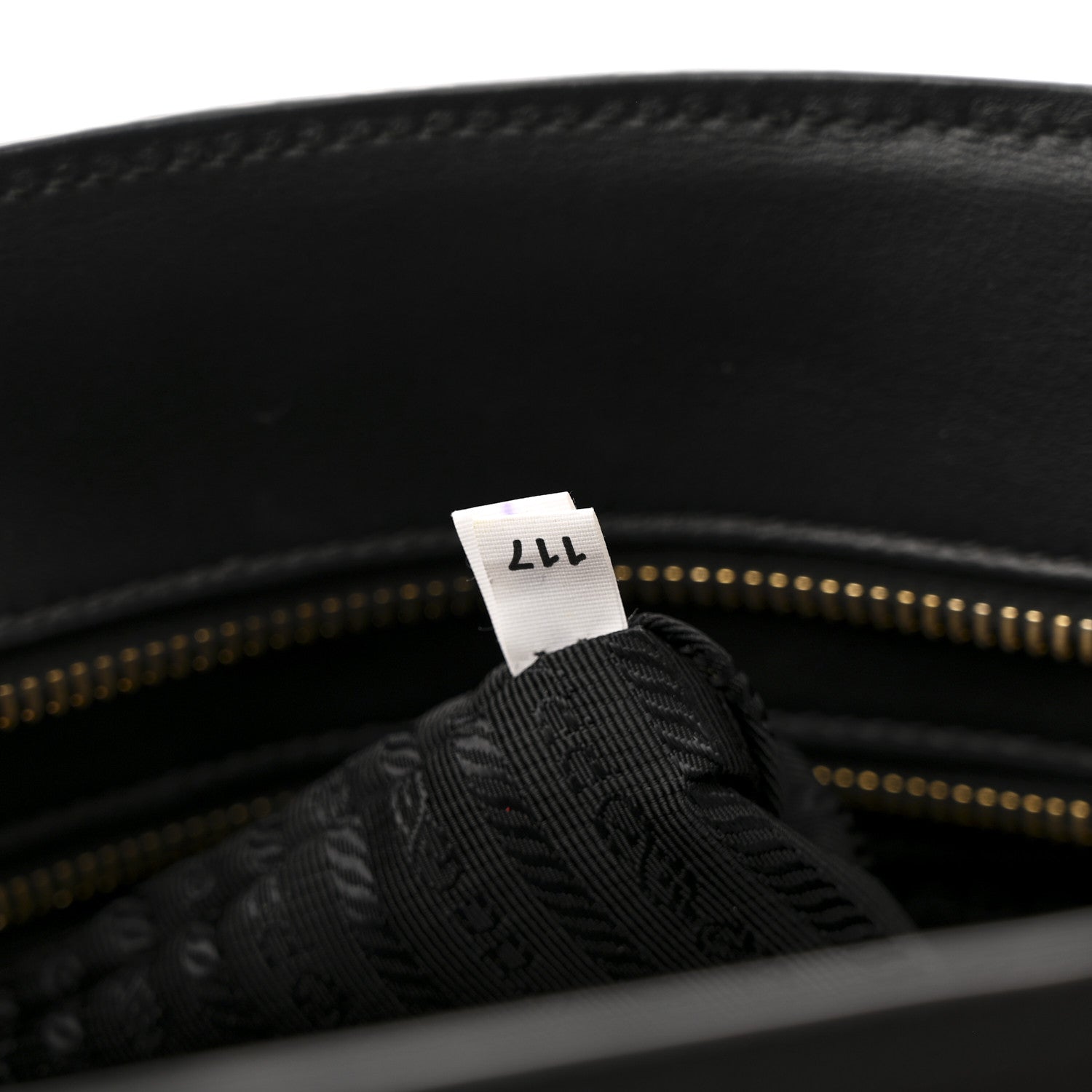 Prada Saffiano City Calfskin Medium Esplanade Tote Black 7 of 12