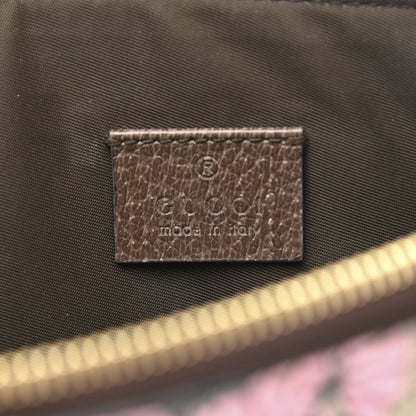 Gucci GG Supreme Monogram Bengal Zip Pouch Beige New Acero Crop Pink 6 of 7