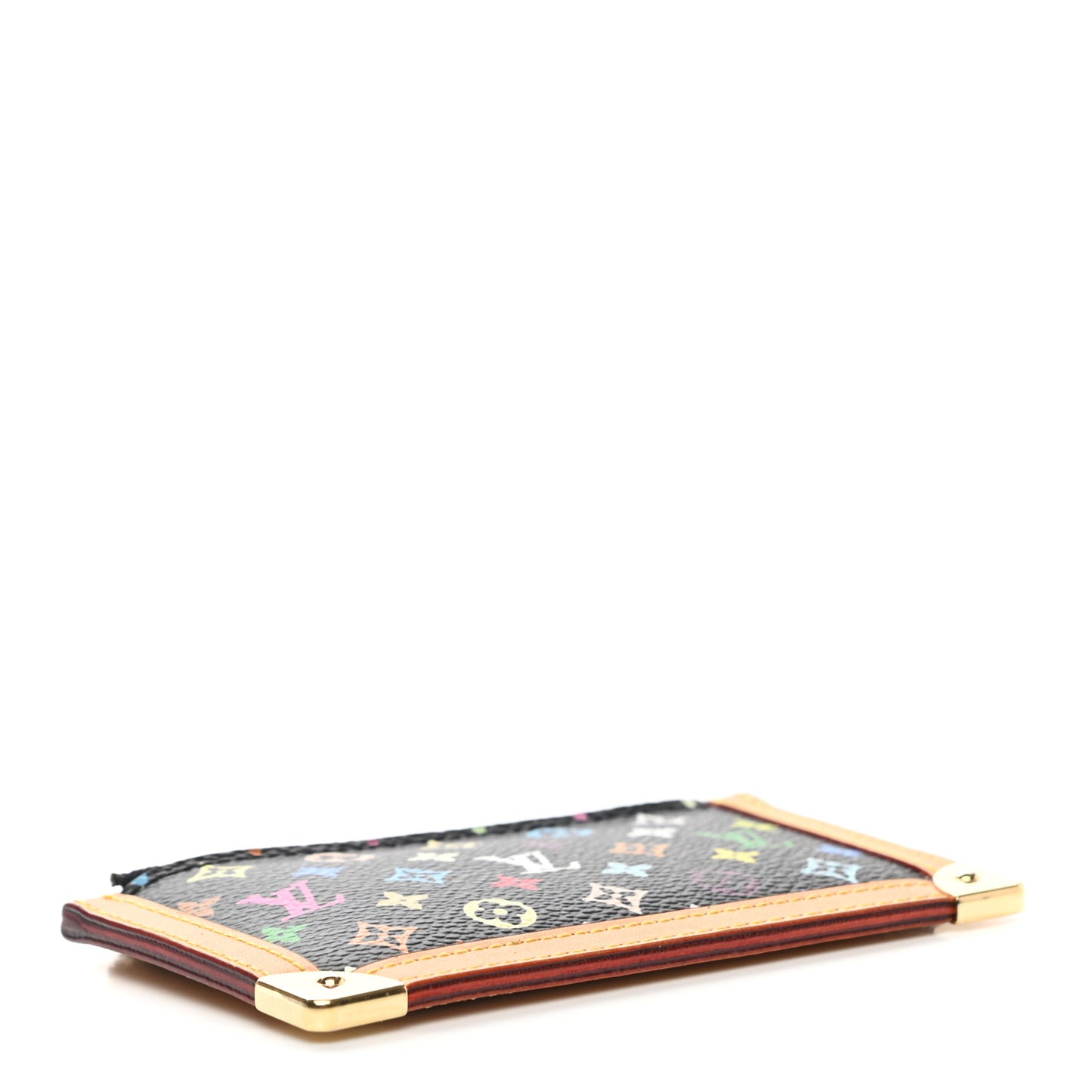 Monogram Multicolor Key Pouch Black