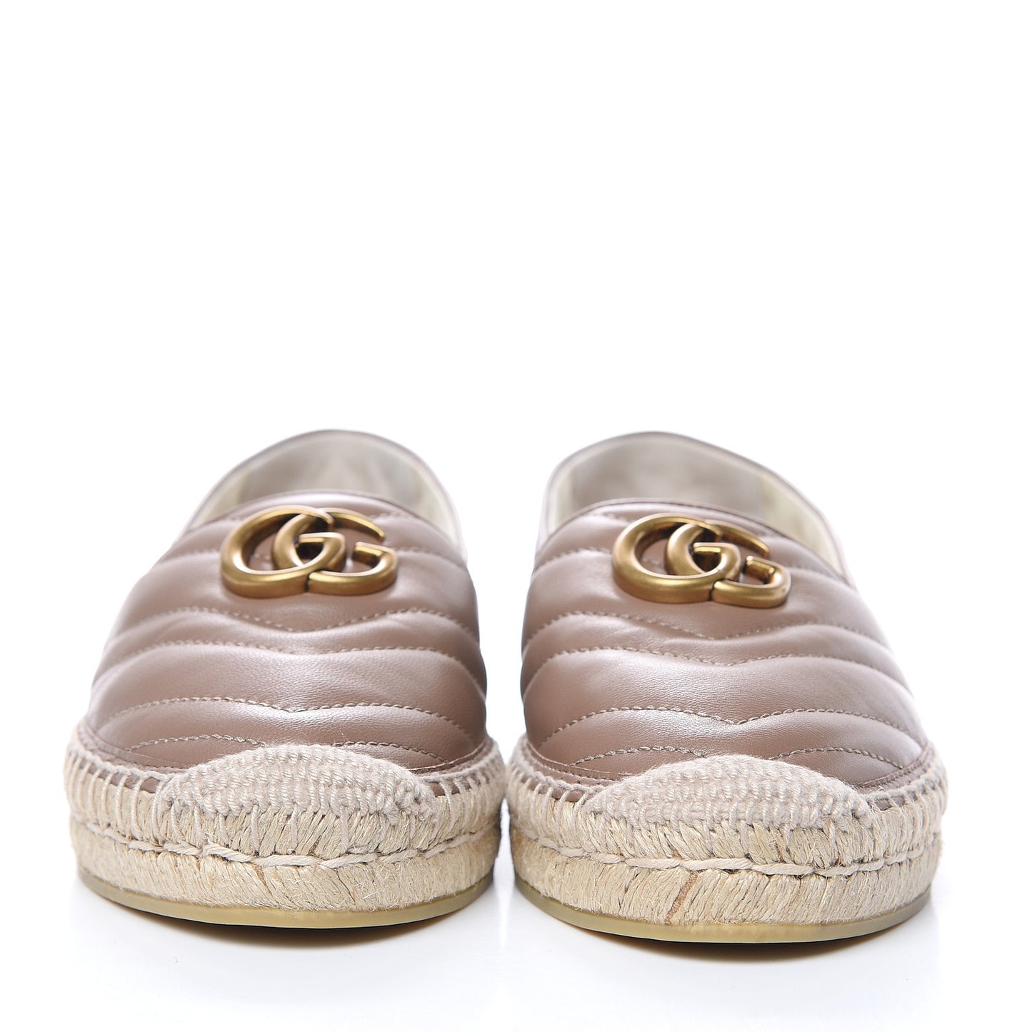 Nappa Matelasse GG Marmont Espadrilles 39 Porcelain Rose