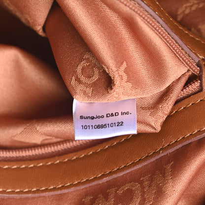 MCM Visetos Small Boston Bag Cognac 8 of 17