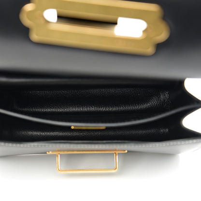 Prada City Calf Saffiano Laser Cut Cahier Bag Black 4 of 8