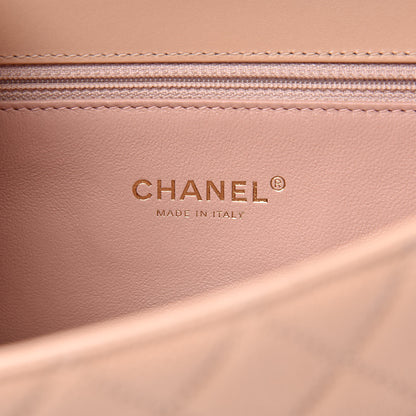 Chanel Caviar Quilted Medium CC Filigree Flap Beige 6 of 12