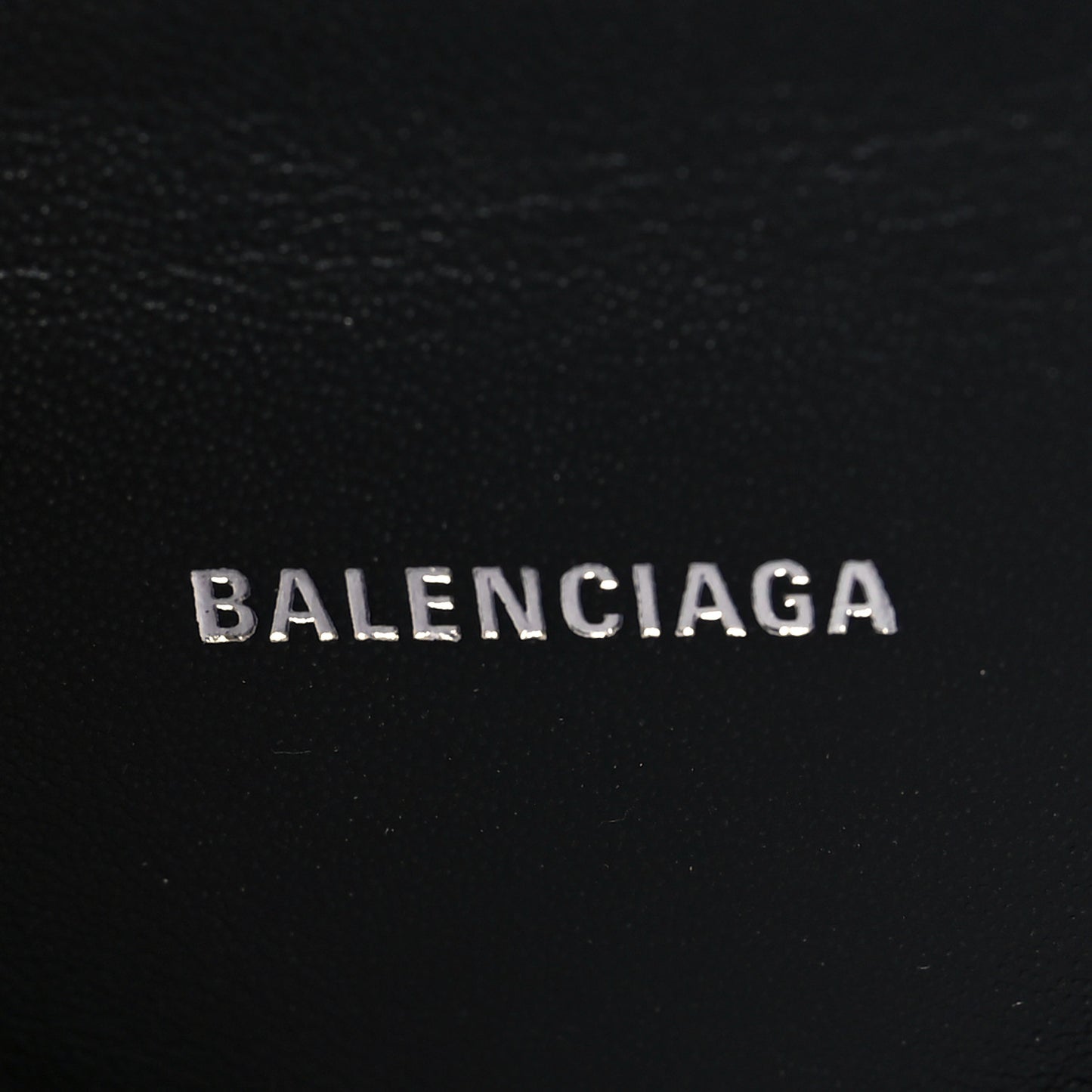 Shiny Box Calfskin Monochrome XS Sharp Belt Bag Black