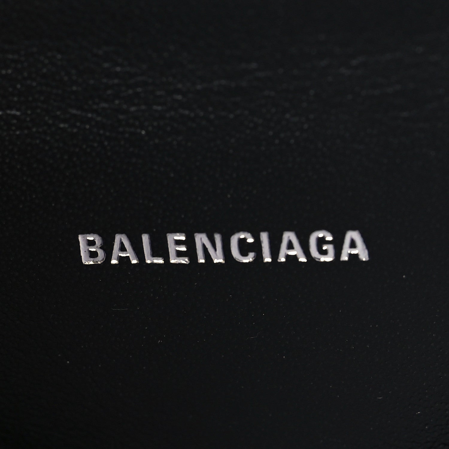 Balenciaga Shiny Box Calfskin Monochrome XS Sharp Belt Bag Black 6 of 11