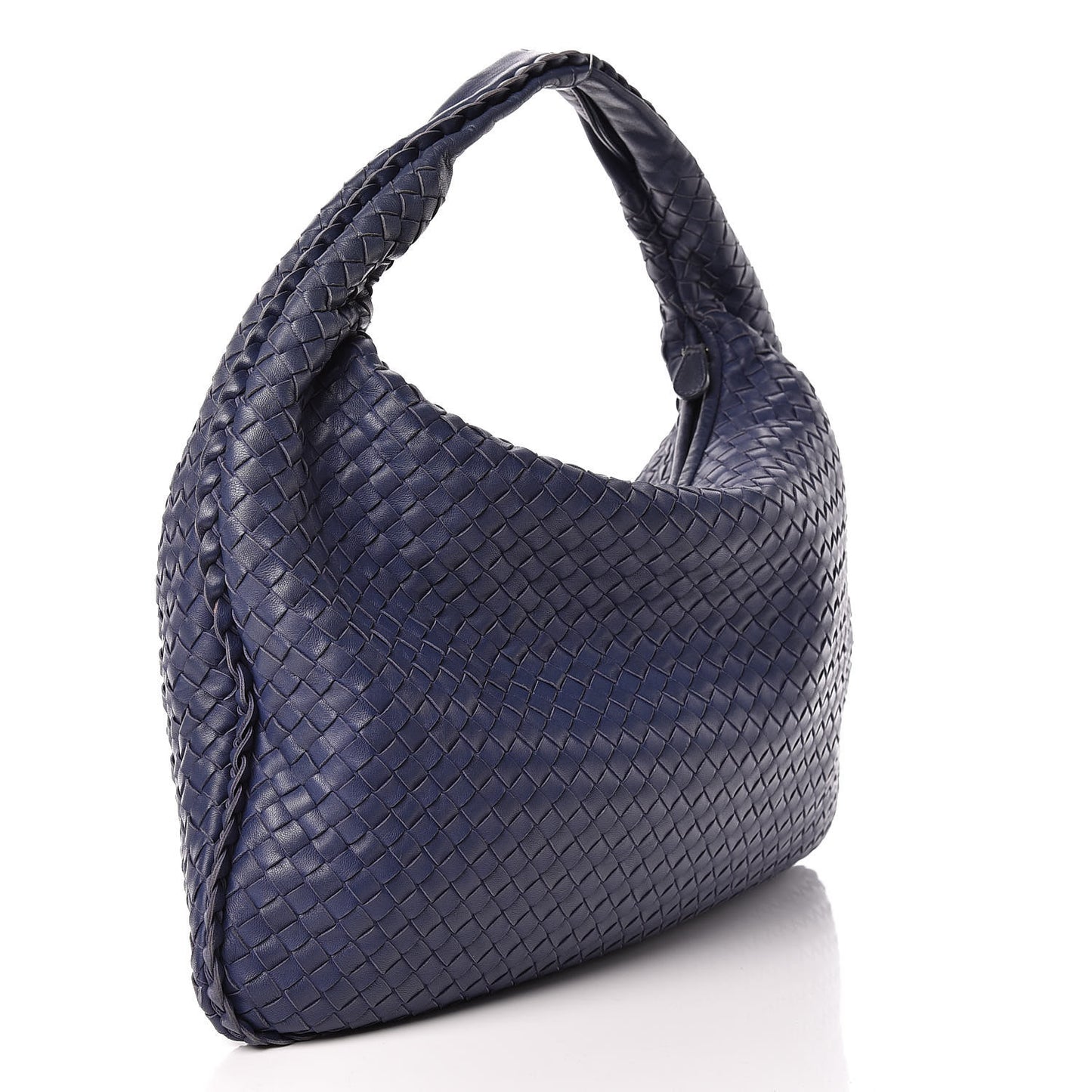Nappa Intrecciato Large Veneta Hobo Atlantic