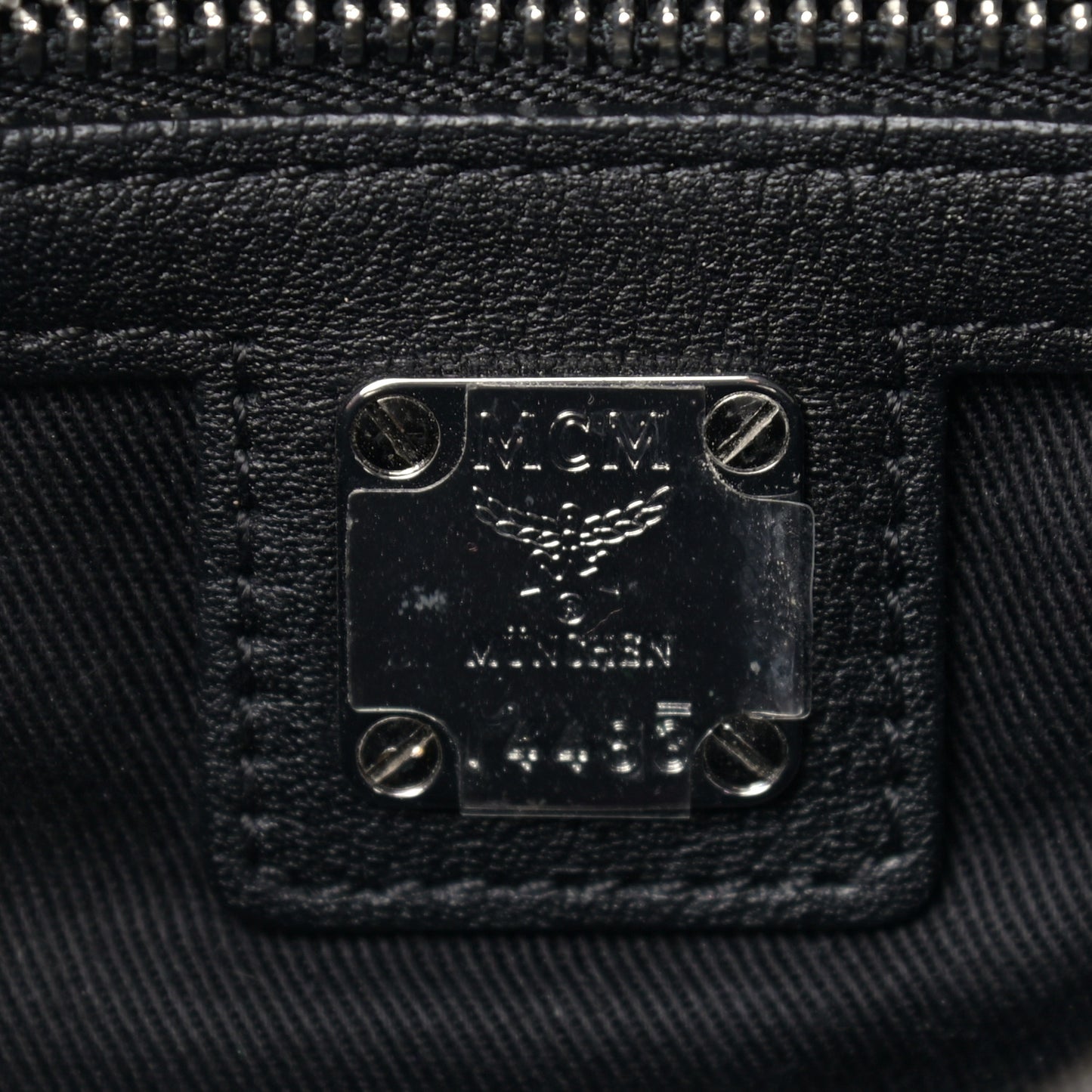 Calfskin Ottomar Monogram Boston Bag Black