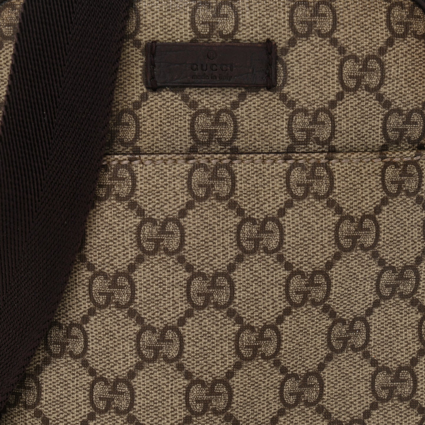 GG Plus Monogram Messenger Bag Ebony