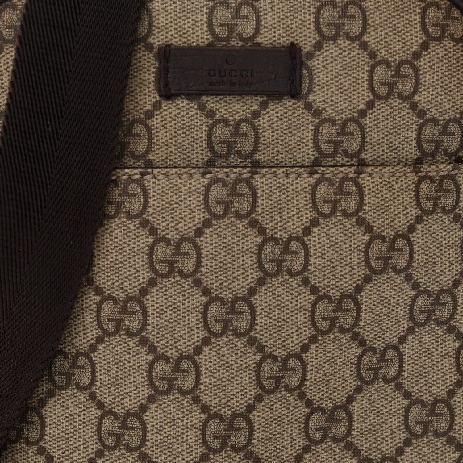 Gucci GG Plus Monogram Messenger Bag Ebony 8 of 12