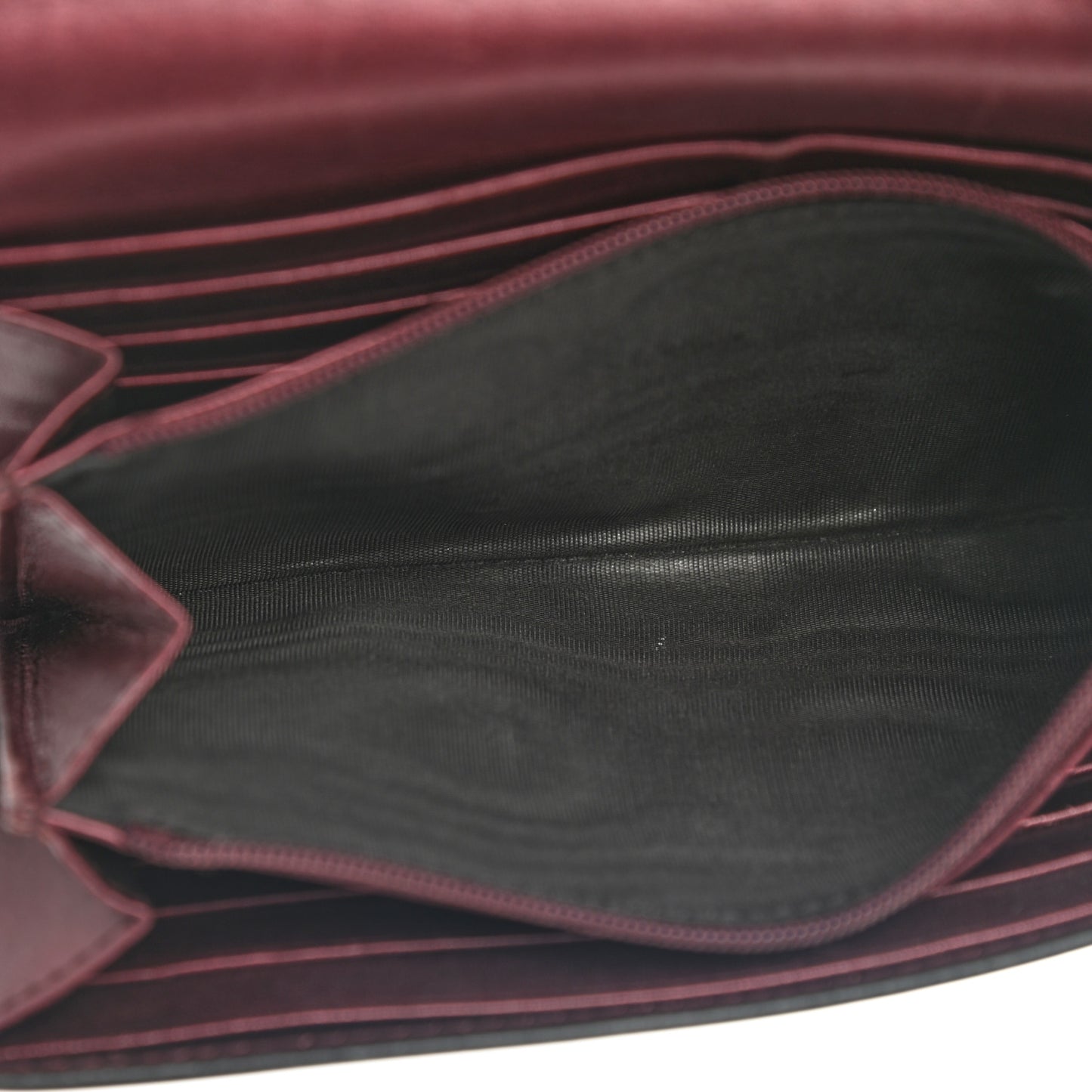 Shine Guccissima Lovely Heart Continental Wallet Scarlatto