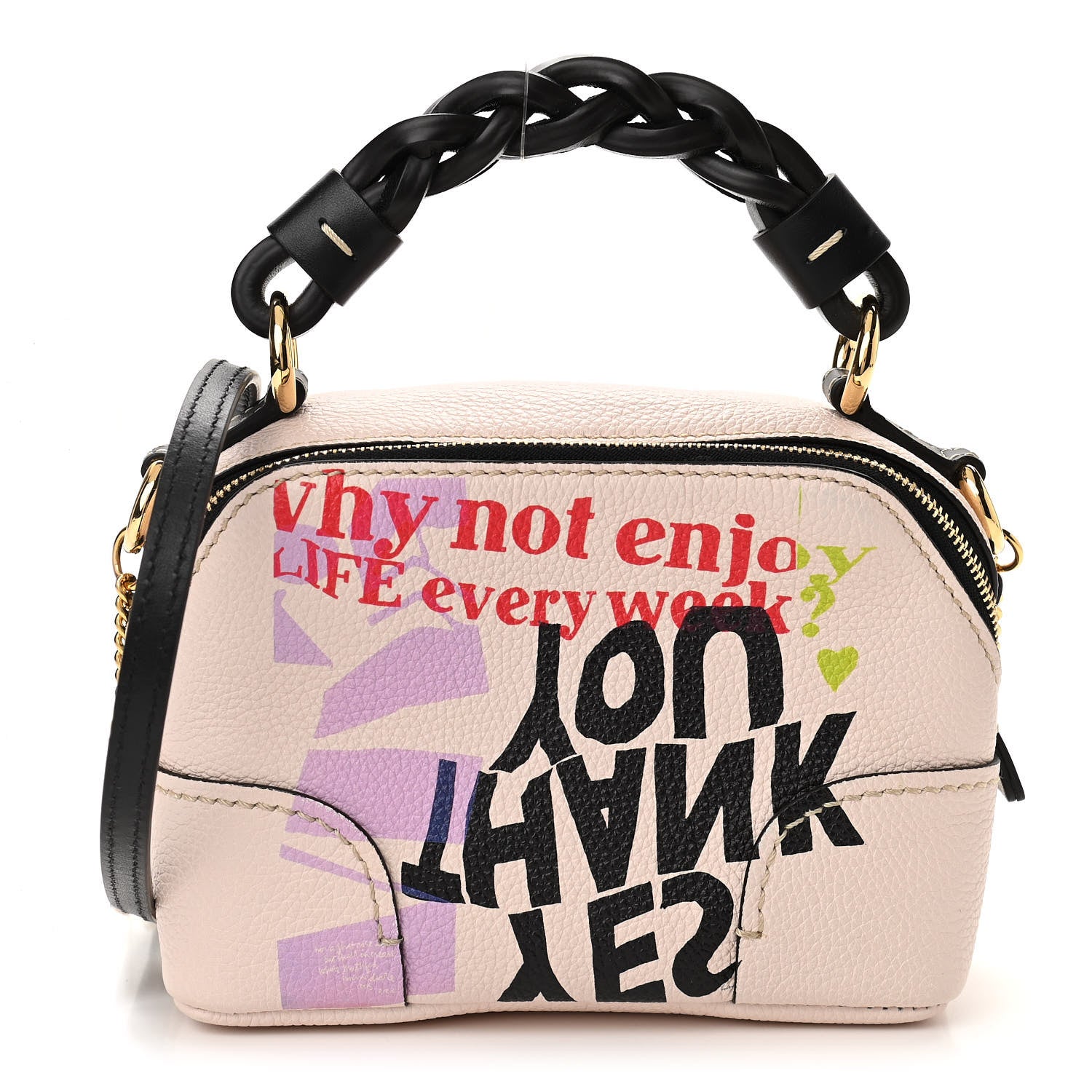 Chloe Corita Kent Print Grained Calfskin Mini Daria Bag 1 of 10