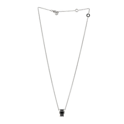 Bulgari Sterling Silver Ceramic Save The Children Pendant Necklace 3 of 4