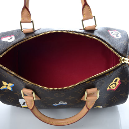 Louis Vuitton Monogram Love Lock Speedy Bandouliere 30 5 of 9
