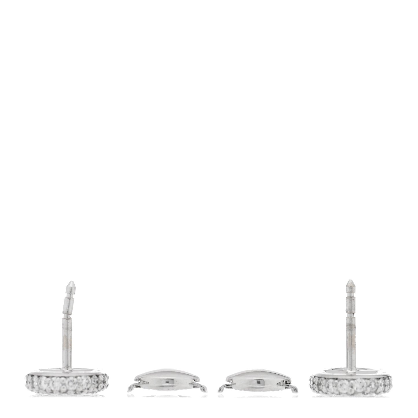 18K White Gold Diamond New Farandole Earrings