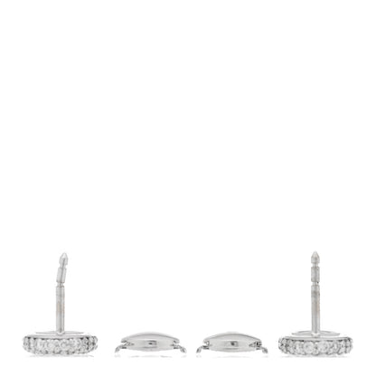 Hermes 18K White Gold Diamond New Farandole Earrings 3 of 4