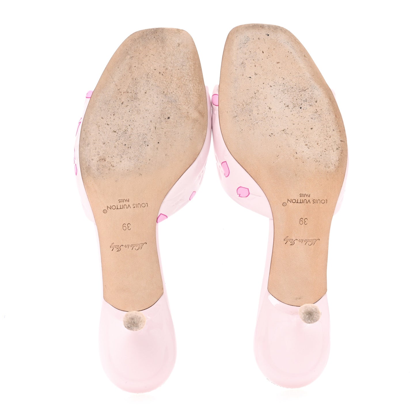 LV X TM Lambskin Neo 6AM Mules 39 Light Pink