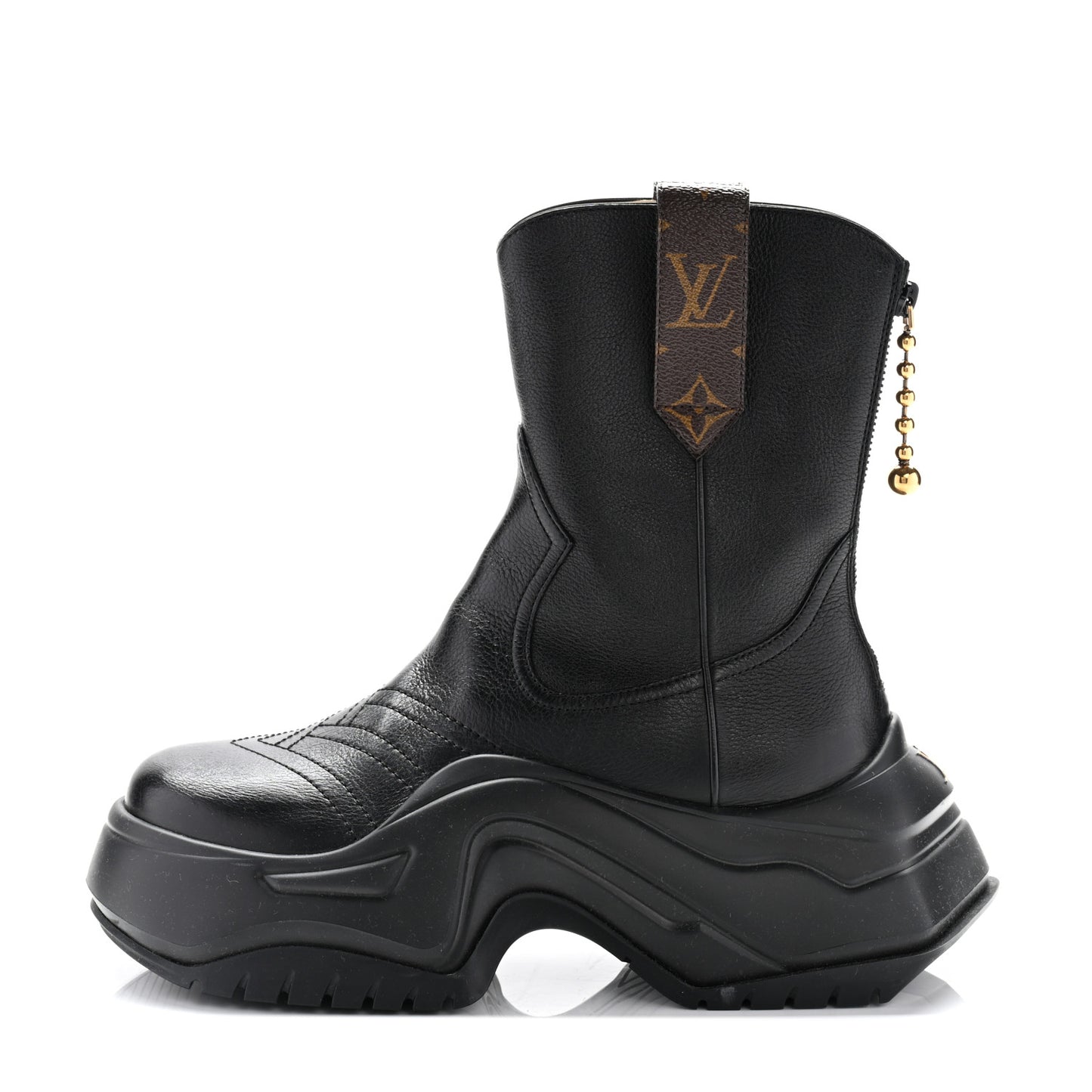 Monogram LV Archlight 2.0 Platform Ankle Boots 38 Black