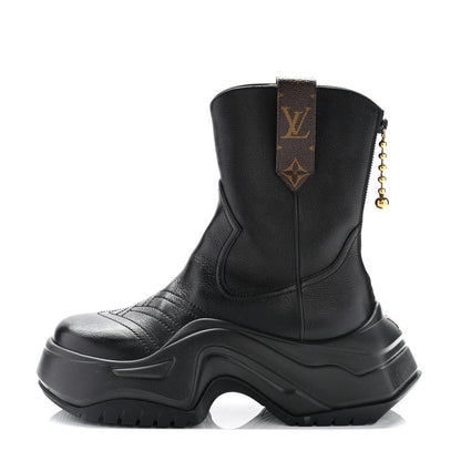 Louis Vuitton Monogram LV Archlight 2.0 Platform Ankle Boots 38 Black 1 of 9