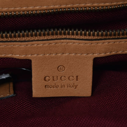 Gucci Soft Washed Calfskin Sling Duffle Biscotto 8 of 10