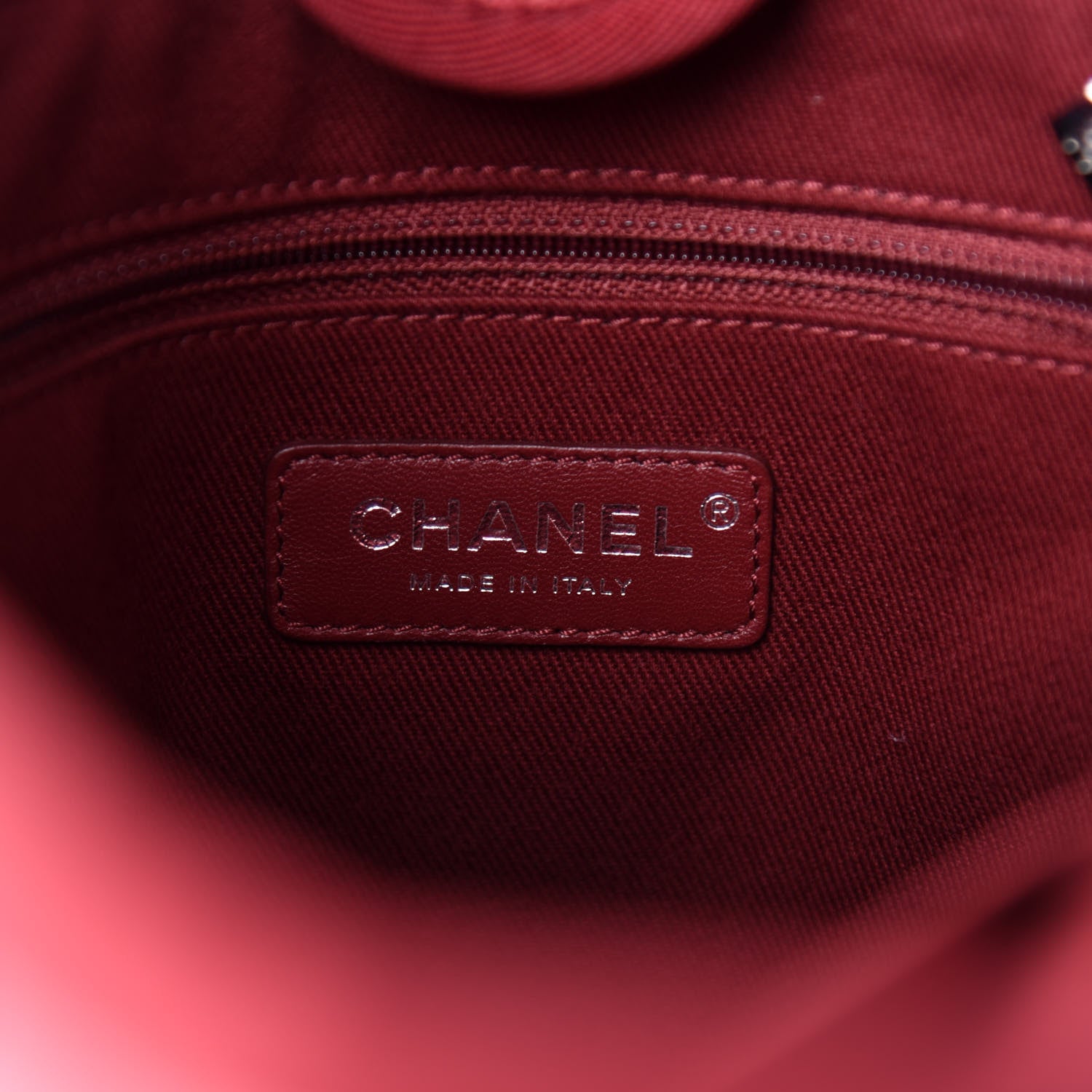 Chanel Canvas Mini Deauville Tote Red 8 of 10