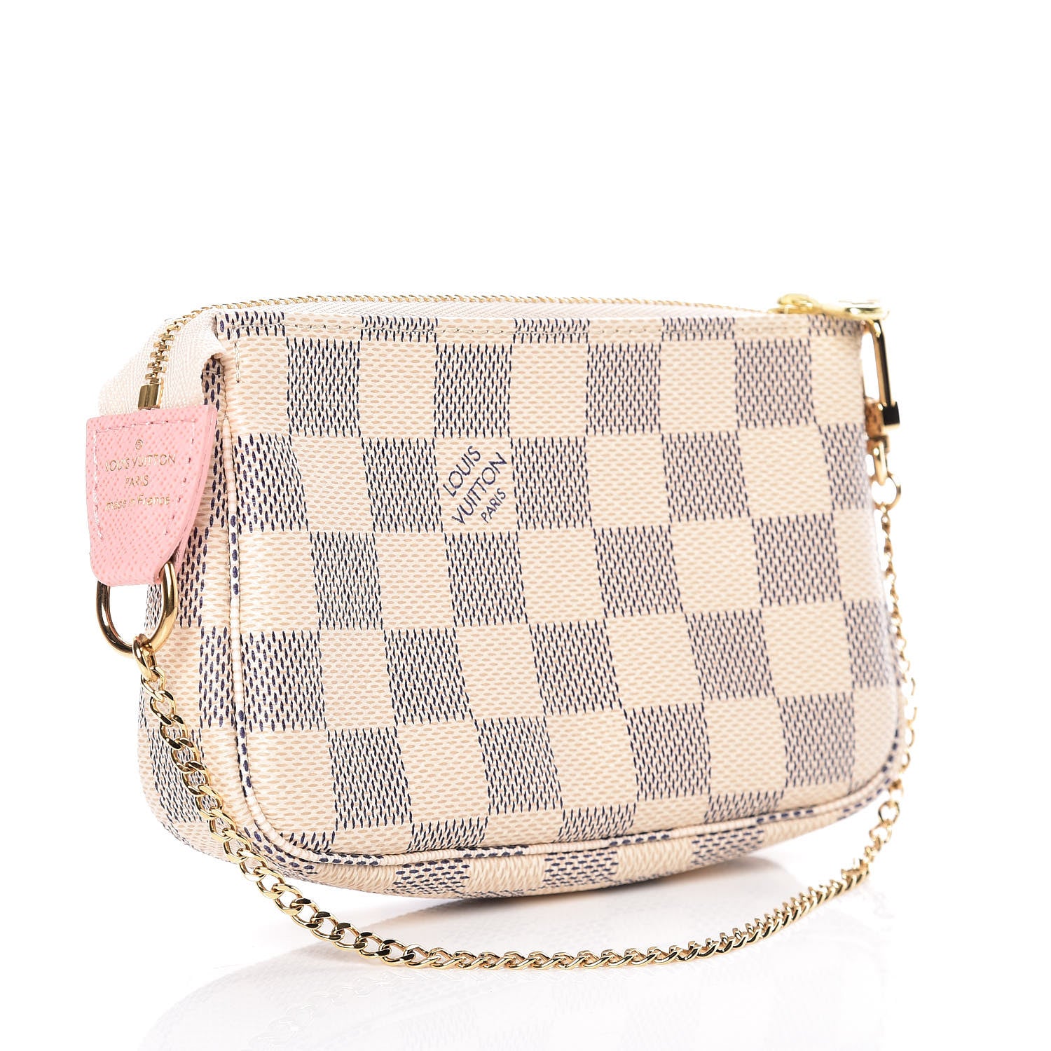 Louis Vuitton Damier Azur 2018 Christmas Animation Mini Pochette Accessories 3 of 10