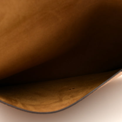 MCM Visetos Envelope Clutch Cognac 5 of 6