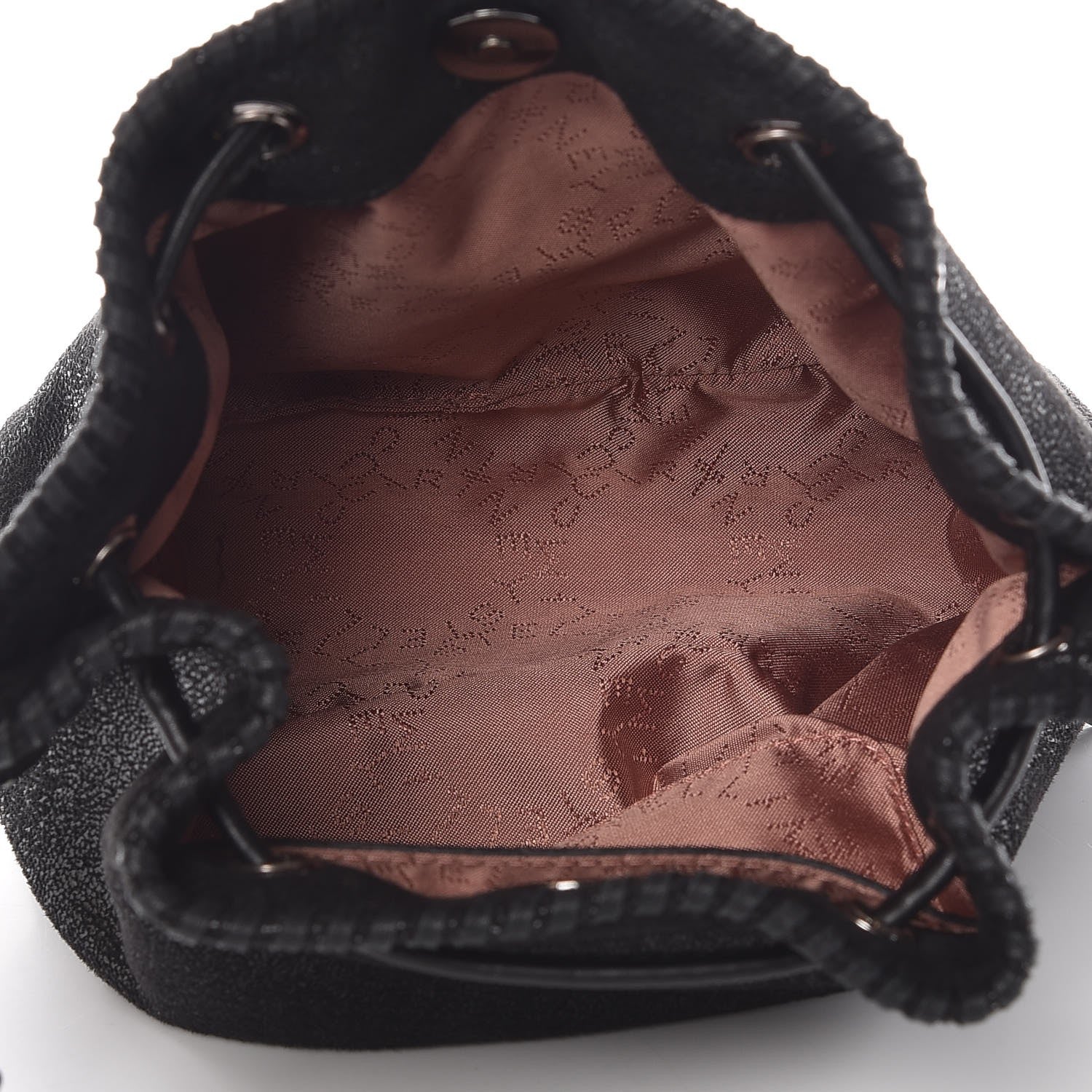 Stella McCartney Shaggy Deer Small Falabella Bucket Bag Black 5 of 8