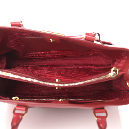 Prada Saffiano Medium Galleria Double Zip Tote Fuoco 5 of 17