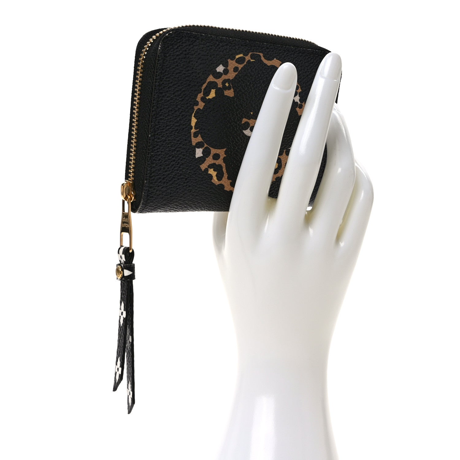 Louis Vuitton Monogram Giant Jungle Zippy Coin Purse Black 2 of 6