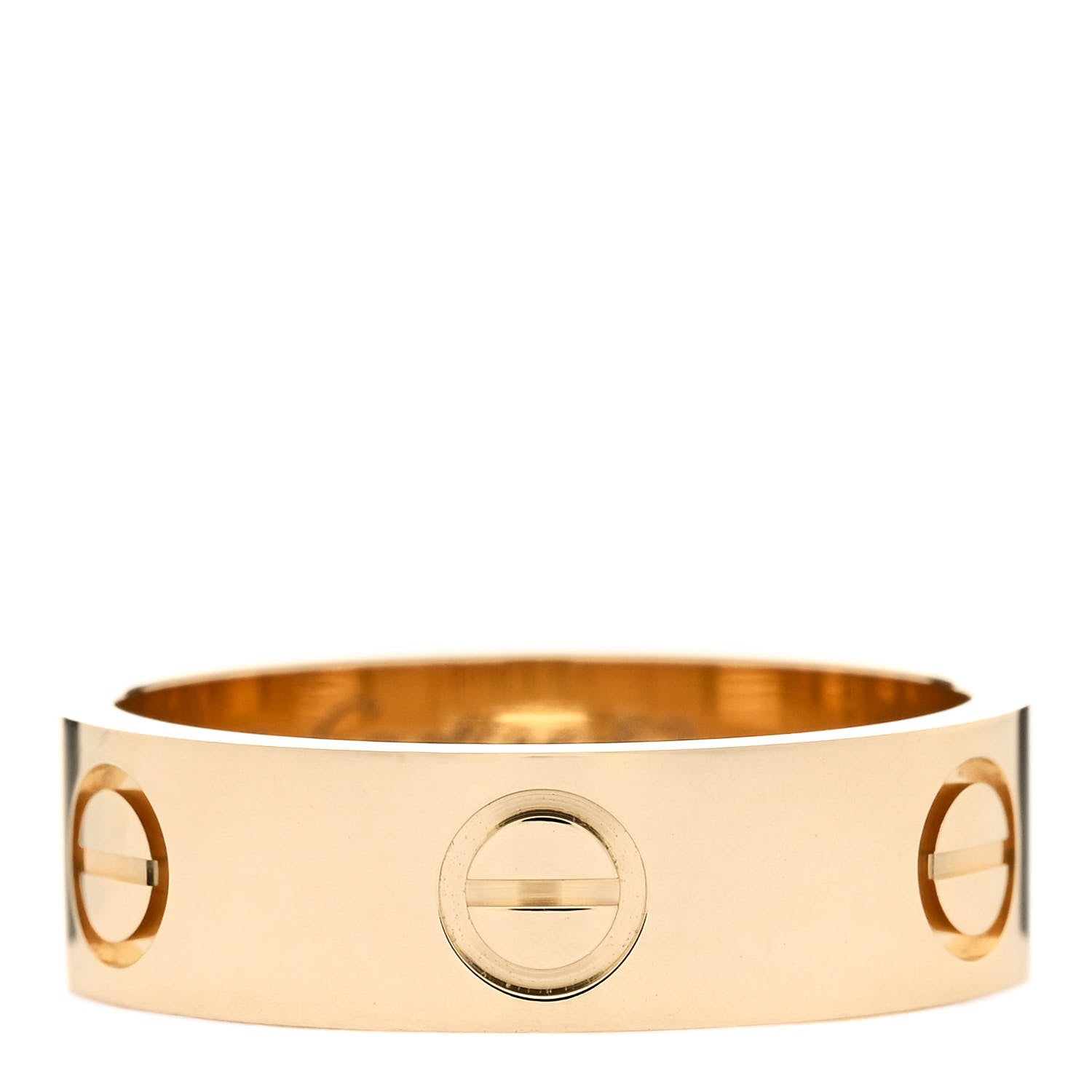 Cartier 18K Yellow Gold 5.5mm LOVE Ring 53 6.5 1 of 5