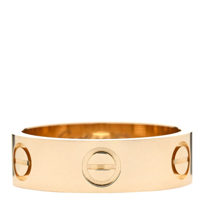 Cartier 18K Yellow Gold 5.5mm LOVE Ring 53 6.5 1 of 5