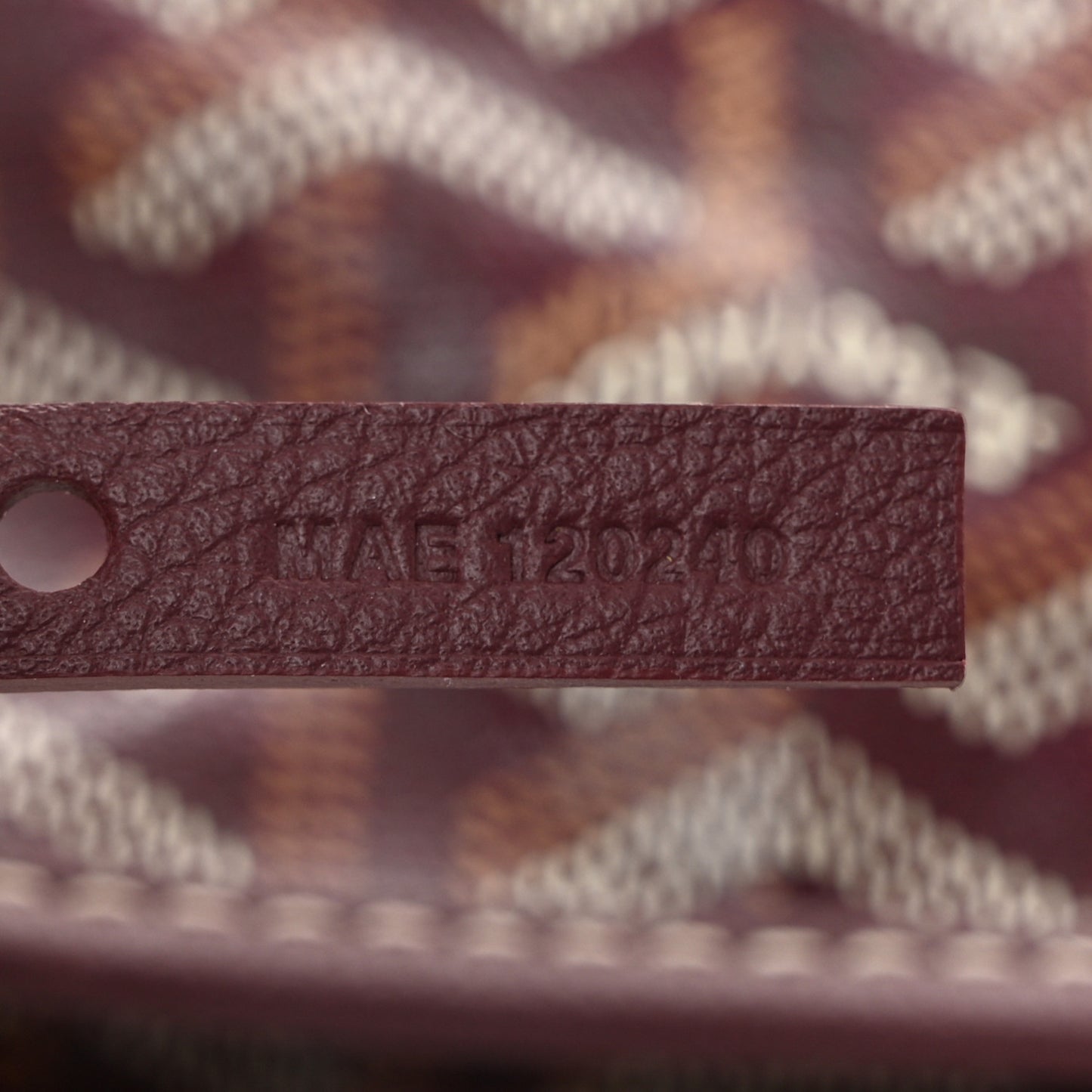 Goyardine Boheme Hobo Burgundy