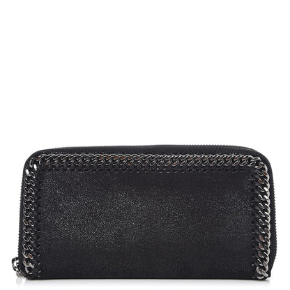 Stella McCartney Shaggy Deer Falabella Box Continental Wallet Black 1 of 7
