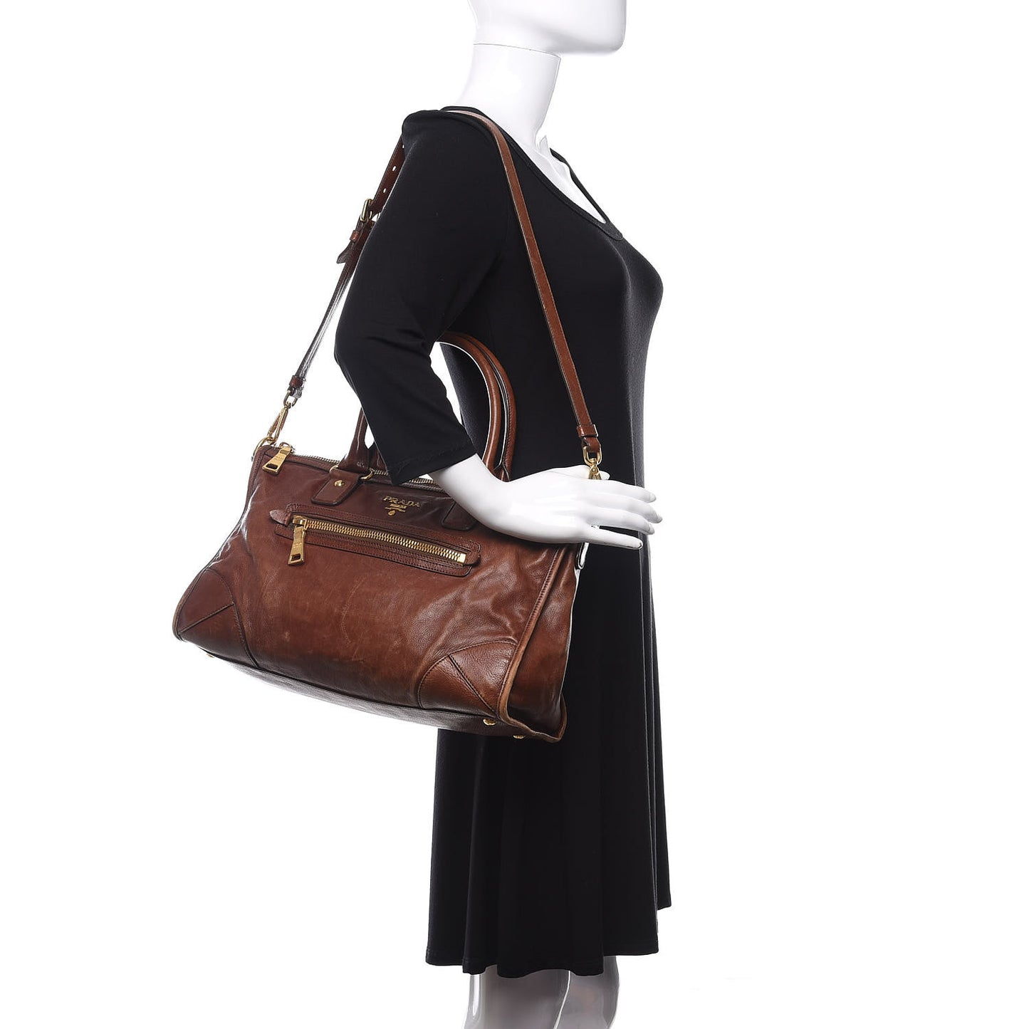 Cervo Shopping Satchel Bruciato