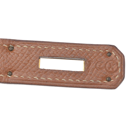 Hermes Courchevel Kelly Retourne 28 Gold 8 of 22