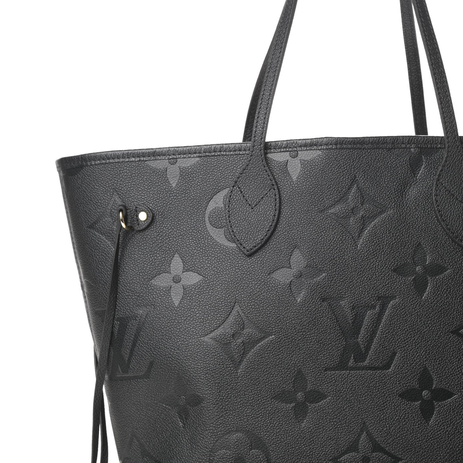Louis Vuitton Empreinte Monogram Giant Neverfull MM Black 7 of 10
