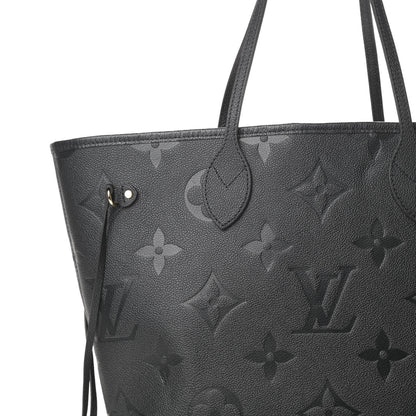 Louis Vuitton Empreinte Monogram Giant Neverfull MM Black 7 of 10