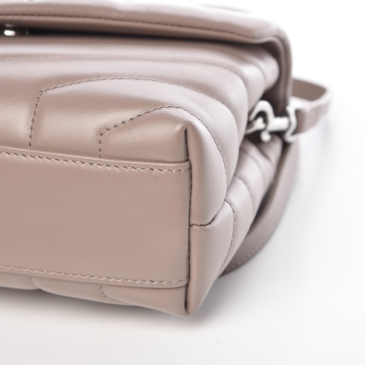 Calfskin Y Quilted Monogram Toy Loulou Crossbody Bag Pink