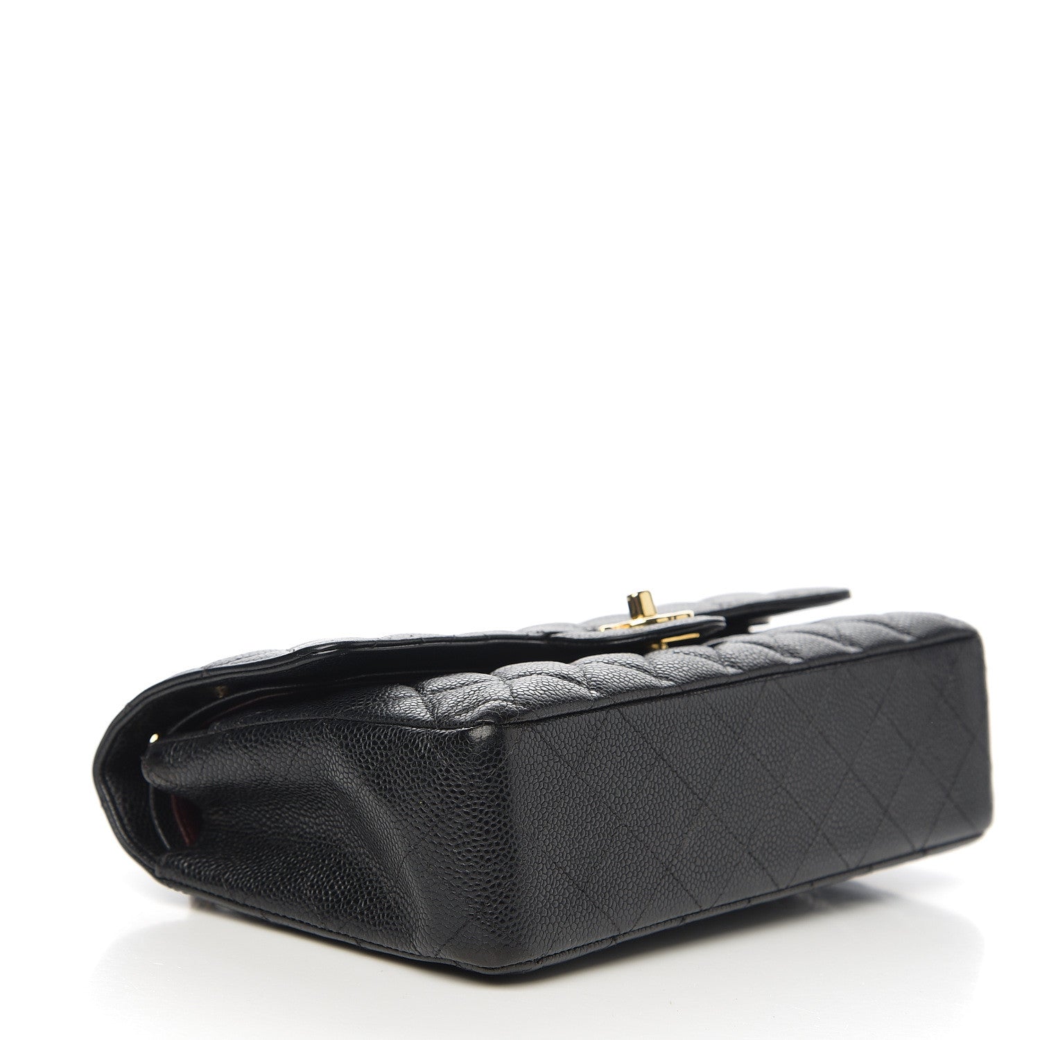 Chanel Caviar Quilted Medium Double Flap Black 3 of 12