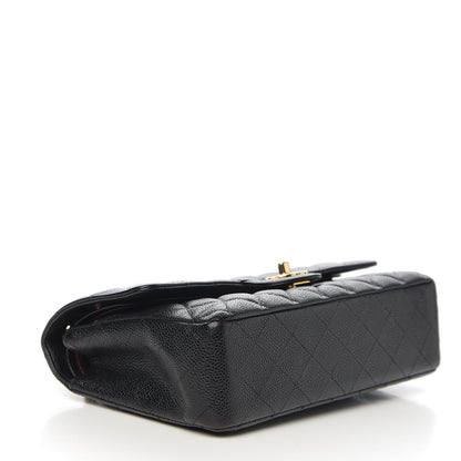 Chanel Caviar Quilted Medium Double Flap Black 3 of 12