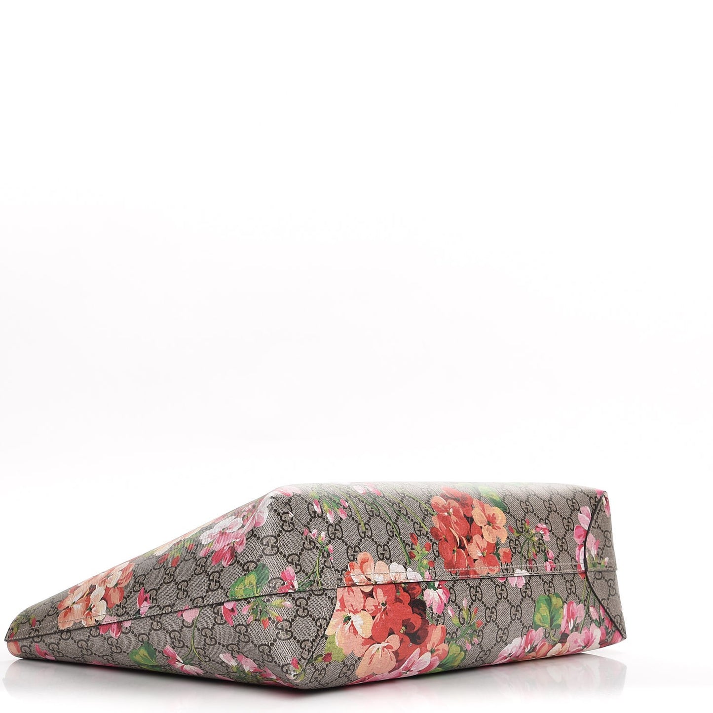 GG Supreme Monogram Blooms Medium Reversible Tote Beige Multicolor Dry Rose