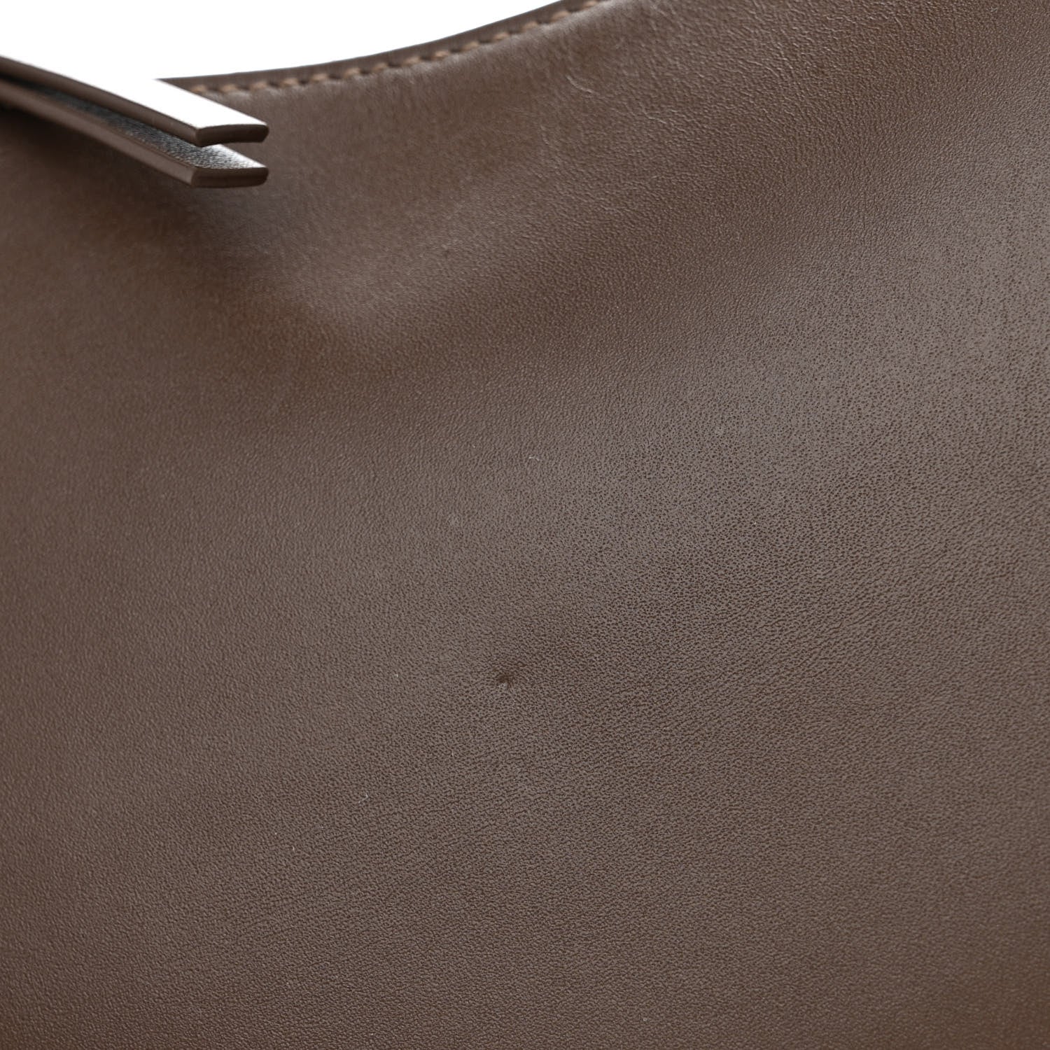 The Row Smooth Calfskin Half Moon Shoulder Bag Brown 10 of 10