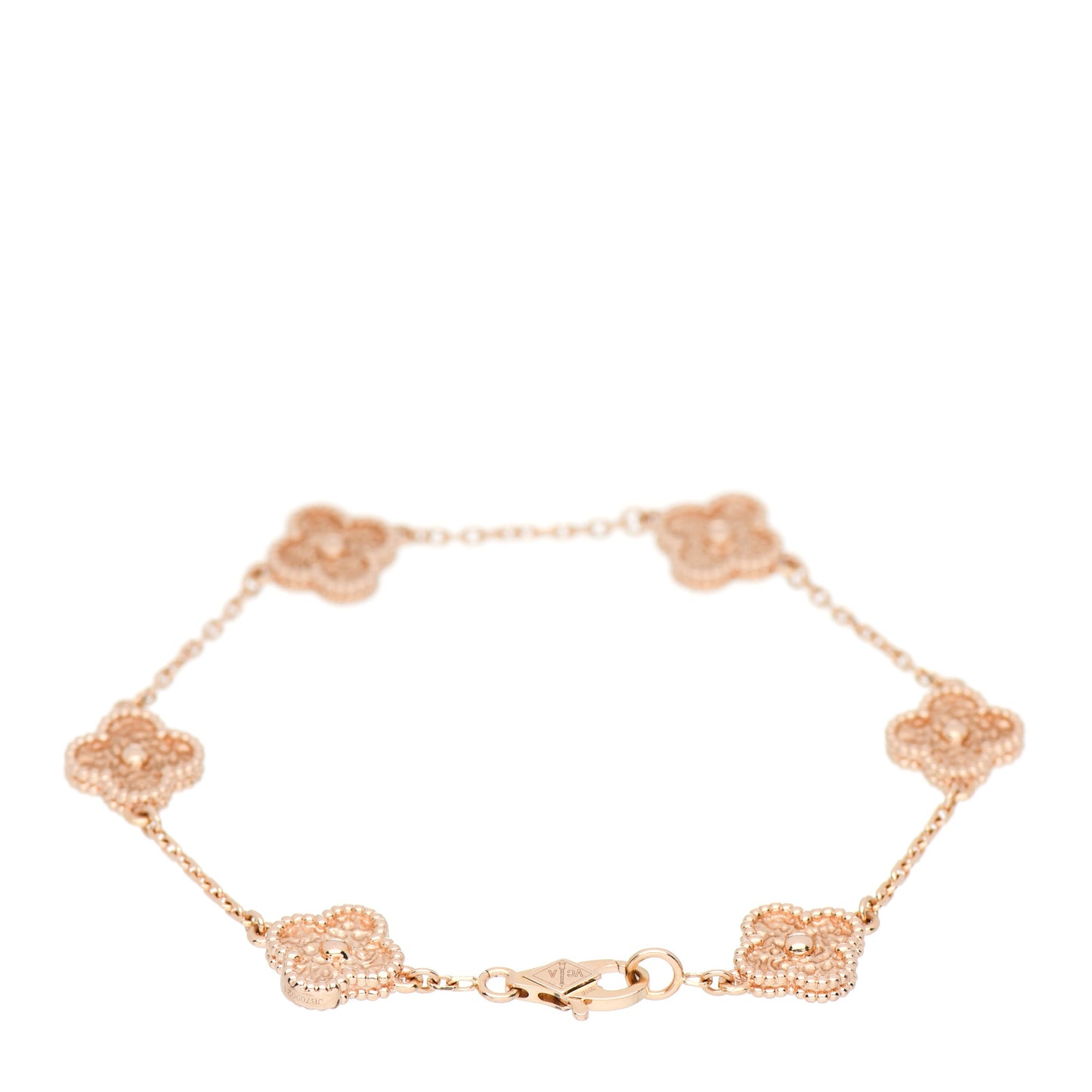 18K Rose Gold 6 Motifs Sweet Alhambra Bracelet