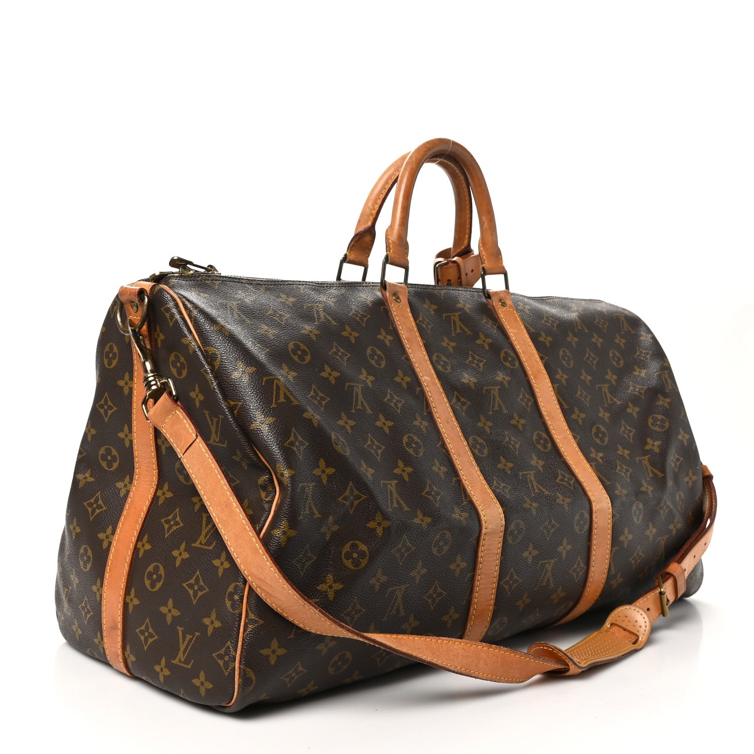 Louis Vuitton Monogram Keepall Bandouliere 55 2 of 13