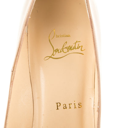 Christian Louboutin Patent Daffodile 160 Pumps 38.5 Nude 8 of 8